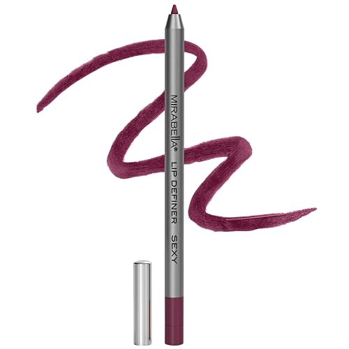 Mirabella Line & Define Lip Definer Lip Pencil, Smoothing & Moisturizing Retractable Lip Liner with Long-Lasting & Ultra-Creamy Formula, Antioxidants Beauty & Personal Care Mirabella
