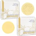 Luxiny Pina Colada Shampoo and Conditioner Bar Set - Sulfate-Free Shampoo Bar (60g) & Deep Conditioner Bar (50g) for Normal to Dry Hair, Made in USA Beauty & Personal Care Luxiny