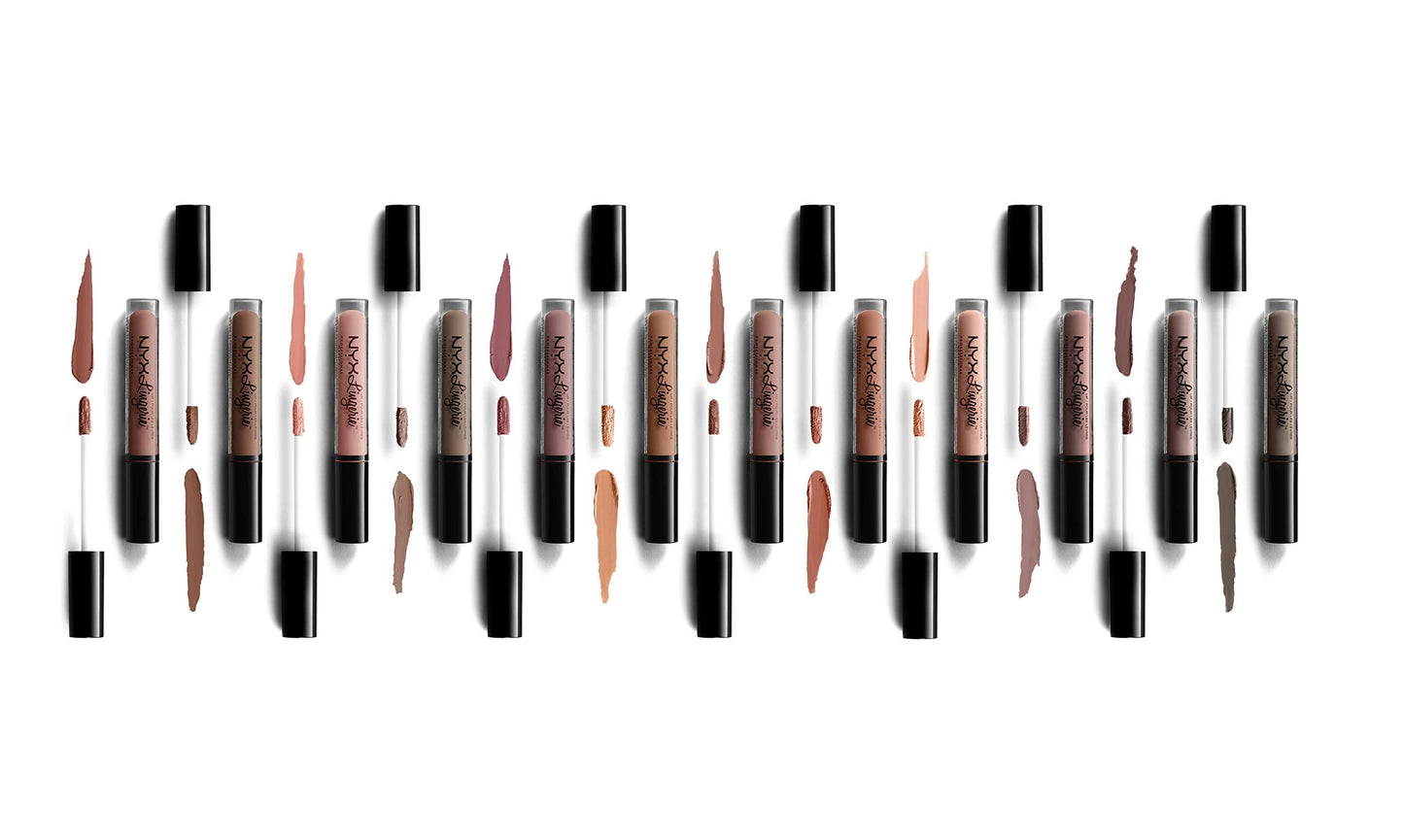 NYX PROFESSIONAL MAKEUP Lip Lingerie Matte Liquid Lipstick - Confident (Muted Plum) Beauty & Personal Care NYX PROFESSIONAL MAKEUP