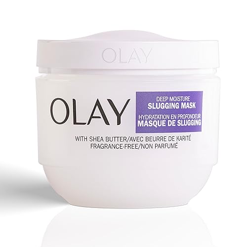 Olay Slugging Mask, Deep Moisture with Shea Butter & Niacinamide - Fragance-Free, Hydrating Night Cream, Skin Care for Hydrated and Refresh, 3.4 Oz Beauty & Personal Care Olay