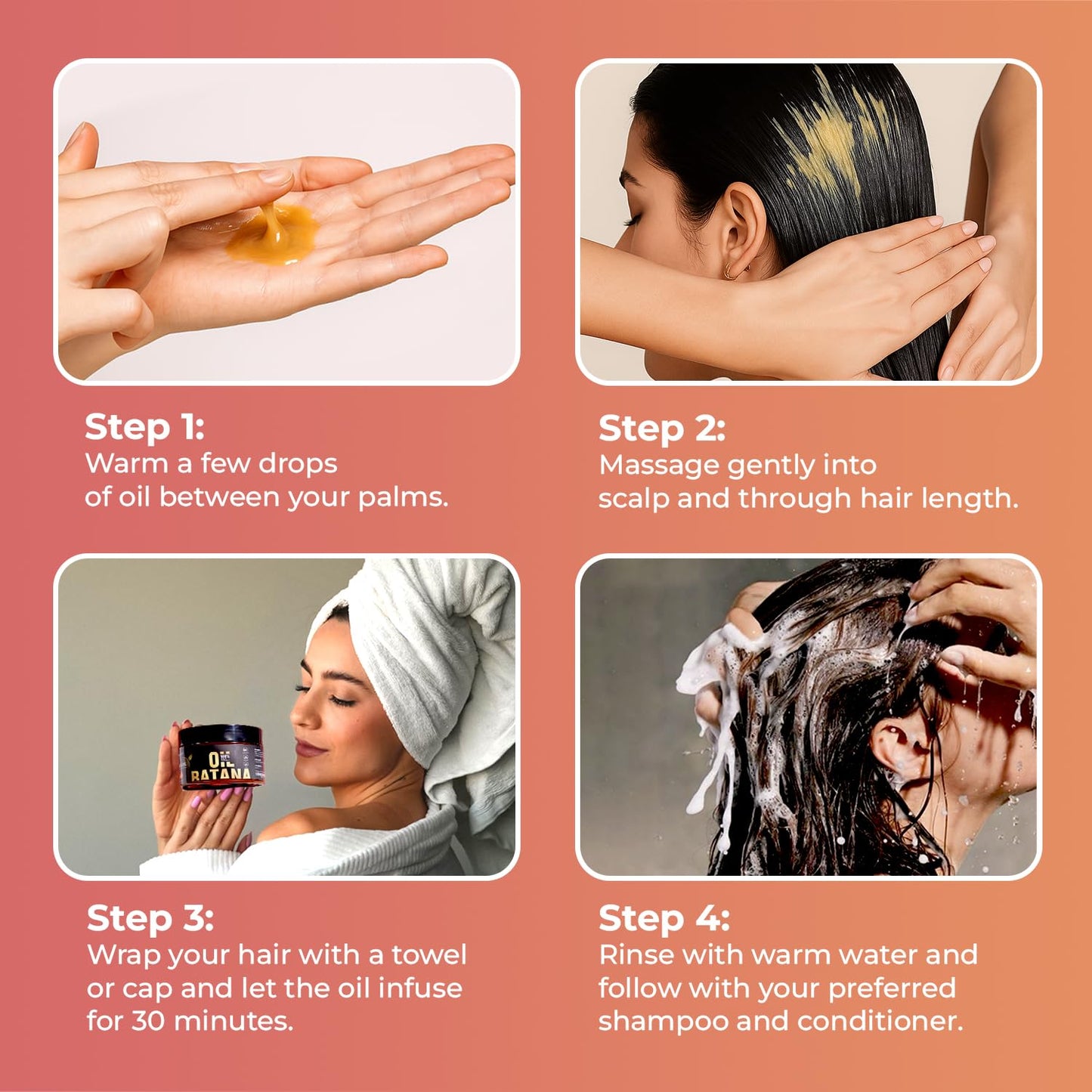 Flamours® Raw Batana Oil For Hair Growth - 100% Organic Batana Natural Hair Growth Oil For Men and Women - Pure Botana Oils Unrefined Enhance Beauty & Personal Care Flamours