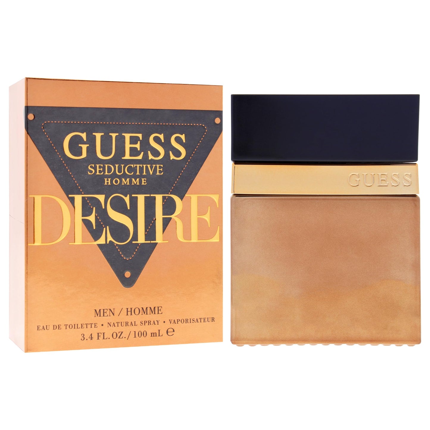 GUESS Seductive Desire For Men/Homme Eau De Toilette Cologne and Fragrance Spray For Men, 3.4 Fl. Oz. Beauty & Personal Care GUESS