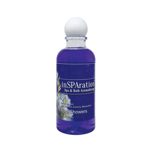 inSPAration Spa and Bath Aromatherapy 111X Spa Liquid, 9-Ounce, April Showers , Purple Beauty & Personal Care InSPAration