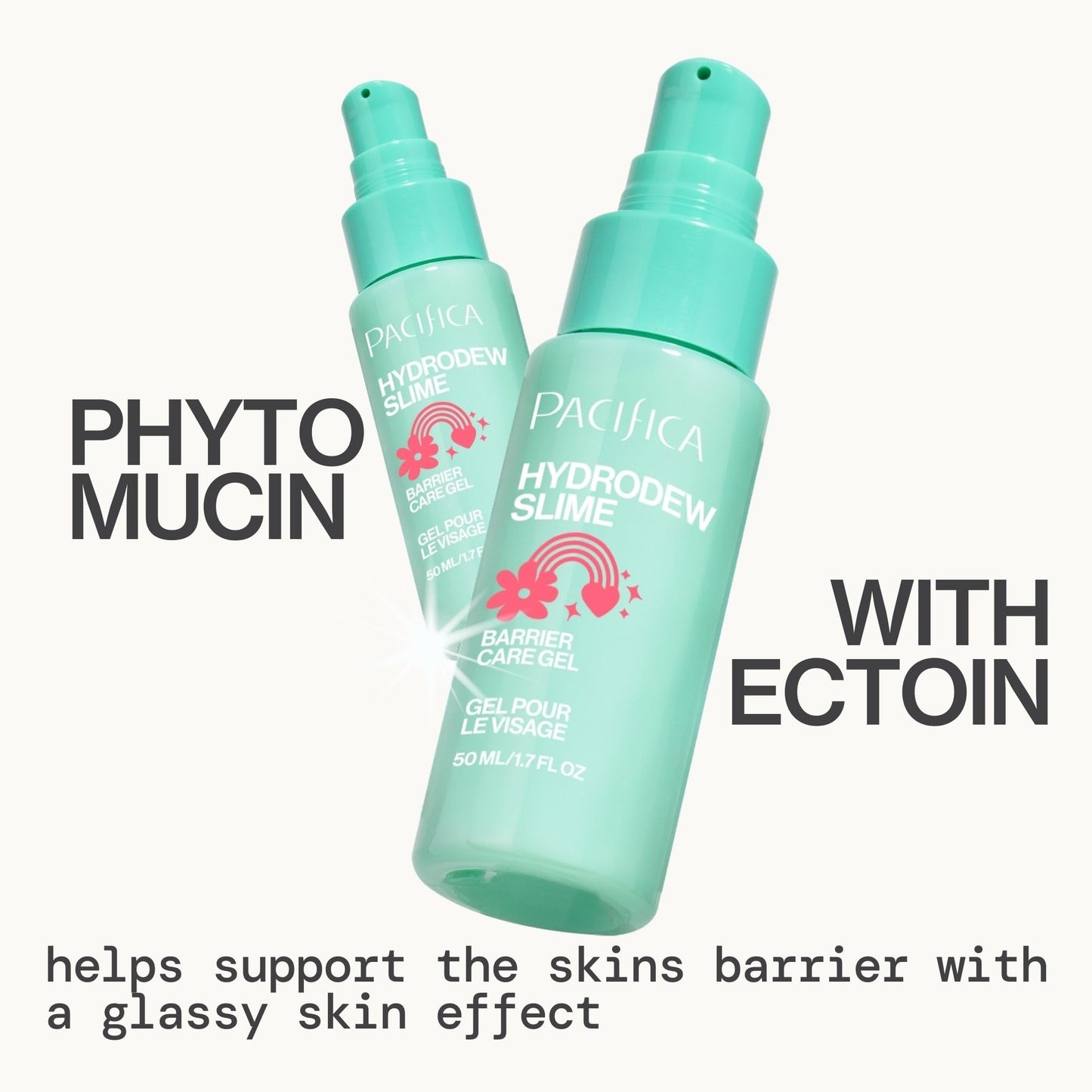 Pacifica Hydrodew Slime Vegan Snail Mucin Barrier Face Moisturizing Gel, Hydrating For Smoothing & Refining Skin, Vegan & Cruelty-Free Beauty & Personal Care Pacifica
