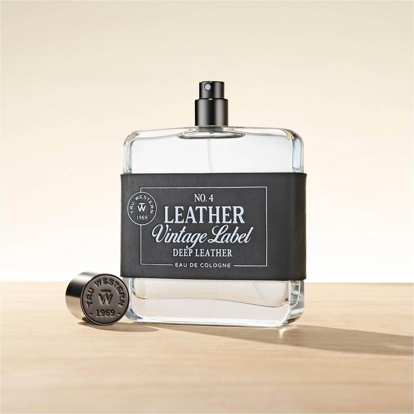 Leather No. 4 by Tru Western, Vintage Label Deep Leather Beauty & Personal Care Tru Fragrance Beauty
