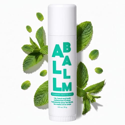 Zizia Spearmint Giant Multi All Balm Stick - Moisturizing and Hydrating Stick for Lips, Hands & Body - with Shea Butter, Jojoba Oil, Aloe Vera Beauty & Personal Care Zizia Botanicals