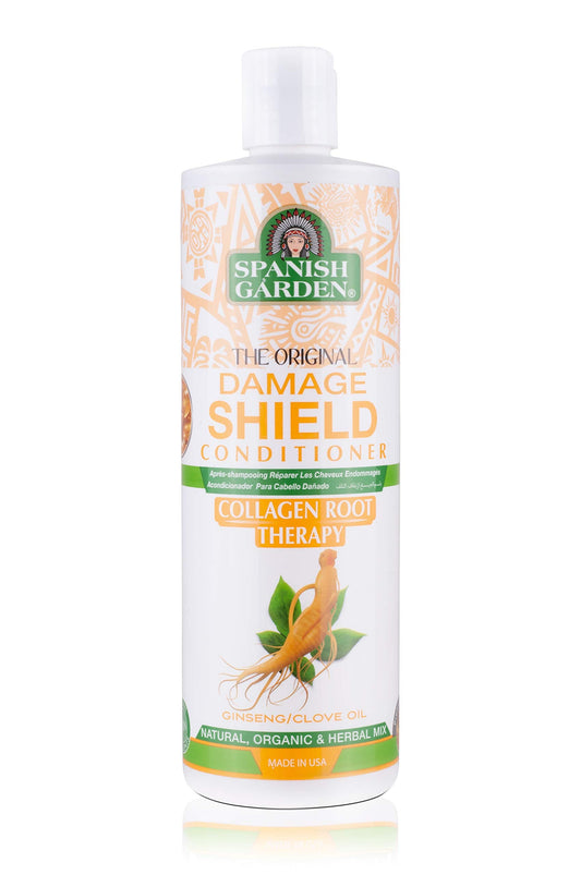 Spanish Garden Damage Shield Conditioner| Collagen Root Therapy with Organic Oils, Natural Vitamins, and Herbal Extracts | For Weak & Fragile Hair, 16 Beauty & Personal Care Spanish Garden
