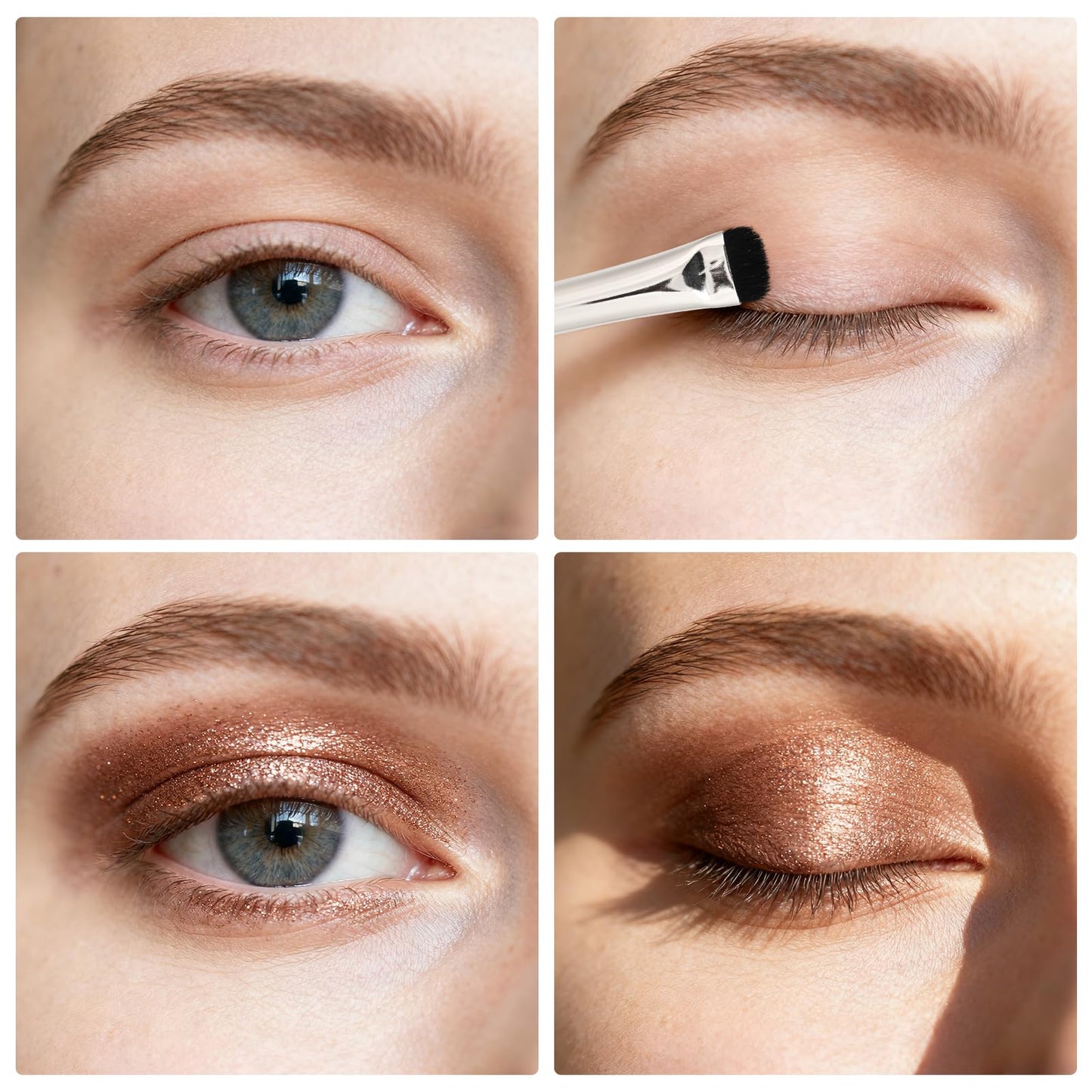 UltraShort Eyeshadow Smudge Brush, Makeup Brush High-End for Creasing & Cat Eye Makeup (E303) Beauty & Personal Care JEZTDKLE
