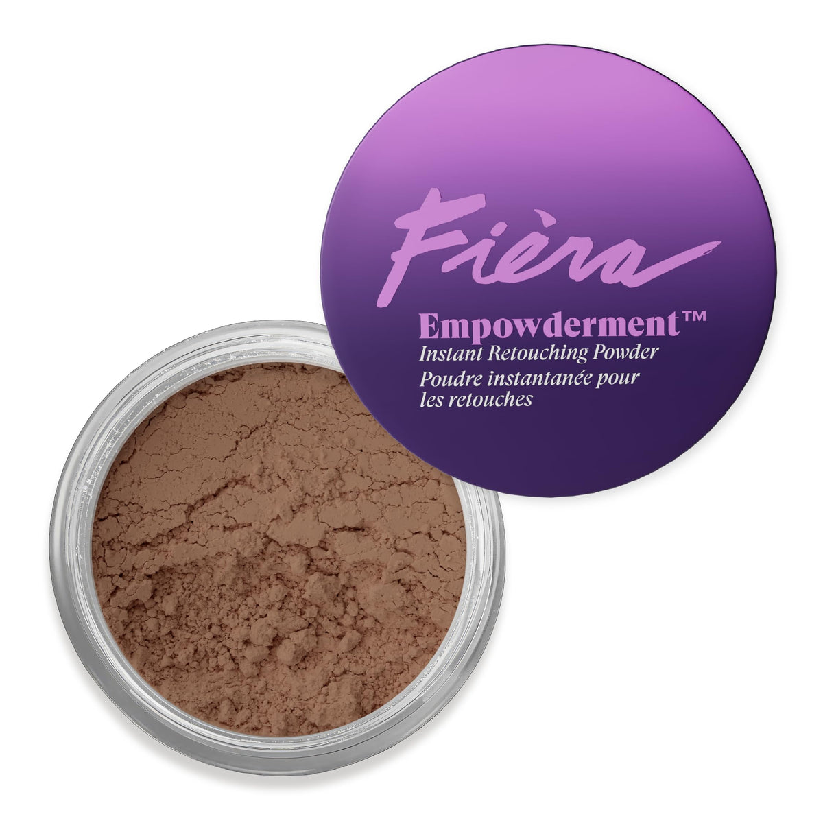 Fièra Empowderment™ Pressed Finishing Powder, Talc-Free Blurring & Soft-Matte Setting Powder for Mature Skin, Pore & Fine-Line Smoothing, Lightweight