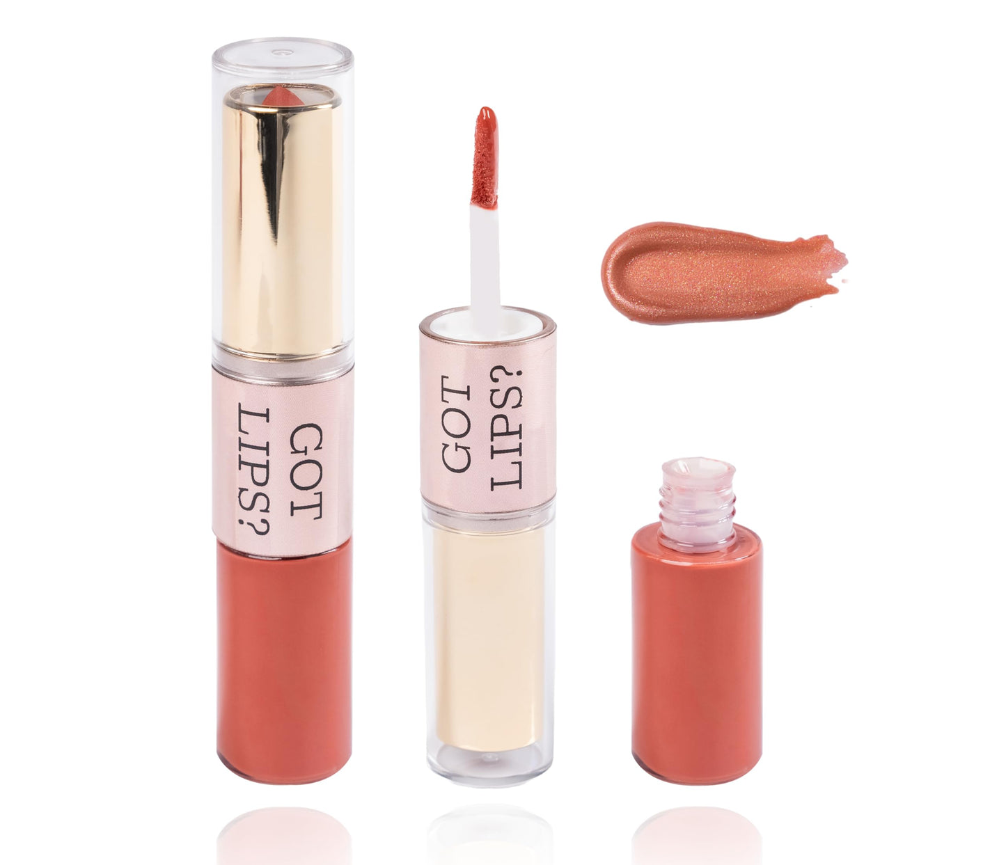 Got Lips? 2in1 Matte Lipstick & Liquid Lipgloss Lipstick - Richly Pigmented, Nourishing, Hydrating, Lightweight Velvety, Kissable, Anti-Smudging, Long Beauty & Personal Care got? WE GOT THE SOLUTIONS!