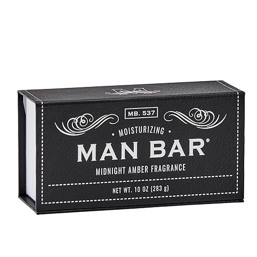 San Francisco Soap Company Midnight Amber Fragrance Man Bar - Moisturizing - No Harmful Chemicals - Good for All Skin Types - Made in the USA Beauty & Personal Care San Francisco Soap Company