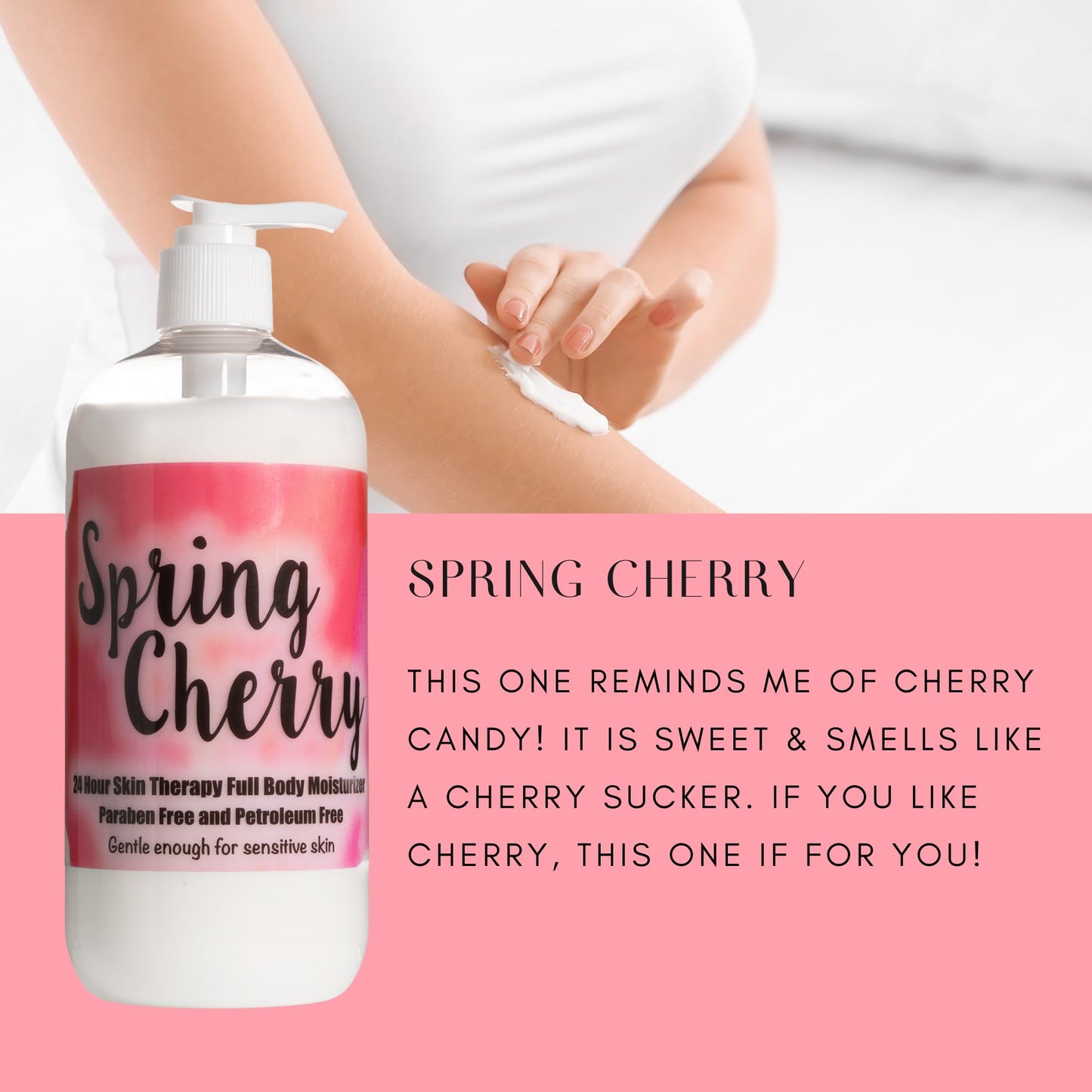 The Lotion Company 24 Hour Skin Therapy Lotion, Spring Cherry, 16 Ounce Beauty & Personal Care The Lotion Company