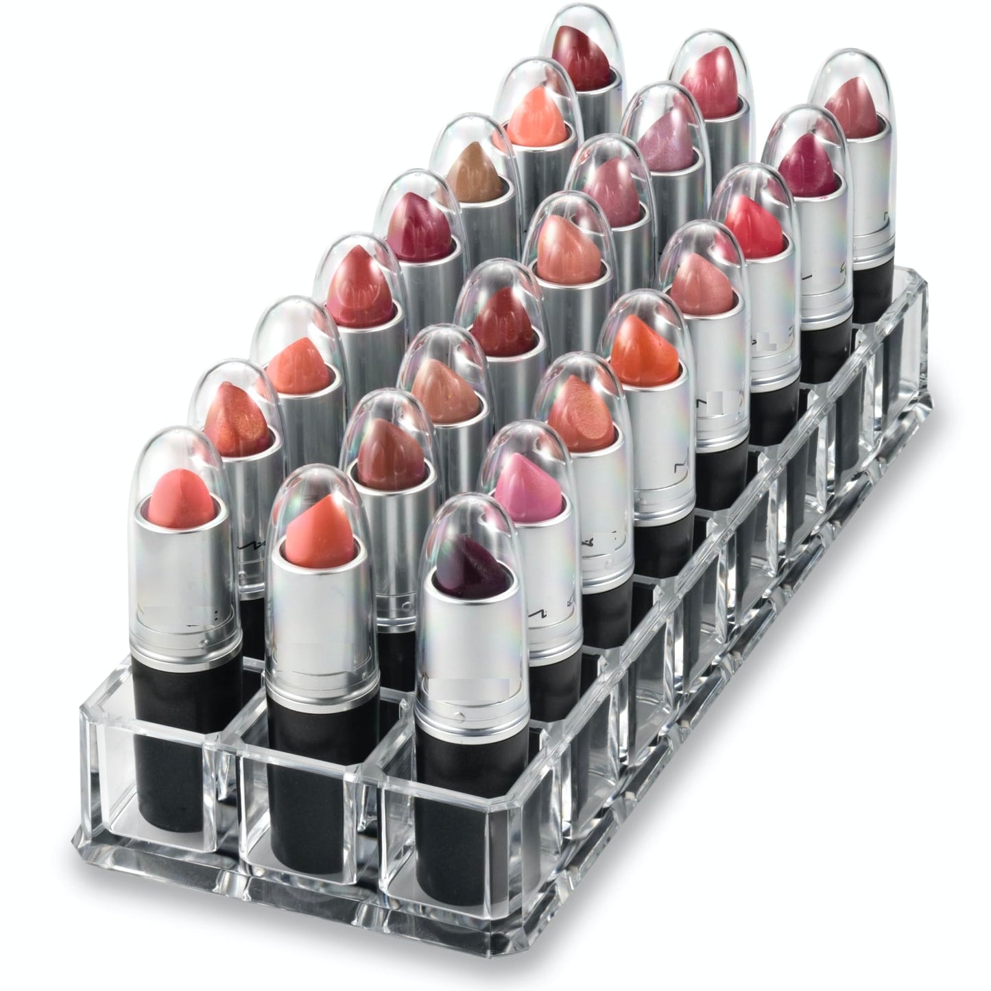 byAlegory Clear Lipstick Caps Compatible With MAC - Replaces Original Cap To See Your Favorite Lipstick Color Easily (24 Caps) Beauty & Personal Care BY ALEGORY