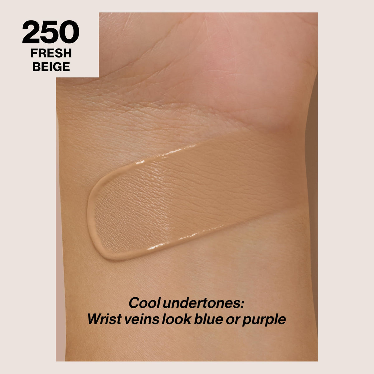 Revlon Liquid Foundation, ColorStay Face Makeup for Normal & Dry Skin, SPF 20, Longwear Medium-Full Coverage with Natural Finish, 250 Fresh Beige, 1 Beauty & Personal Care REVLON