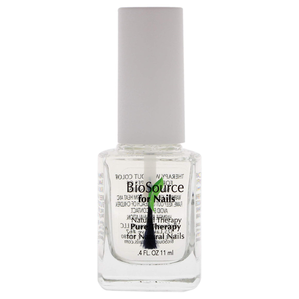 BioSource for Nails Natural Therapy Pure Therapy Clear Coat, 0.4 oz