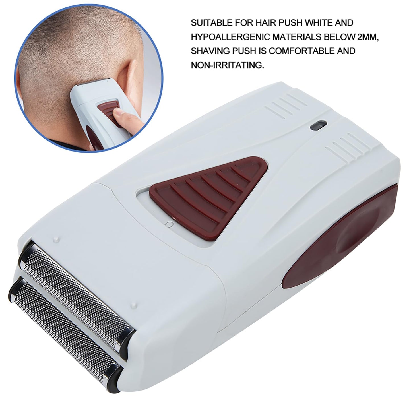 Dioche USB Rechargeable Reciprocating Electric Shaver Beard Trimmer for Tool, Shaving Tools, Styling Tools, Dry Electric Shaver Accessories Grey Beauty and Personal Care Dioche