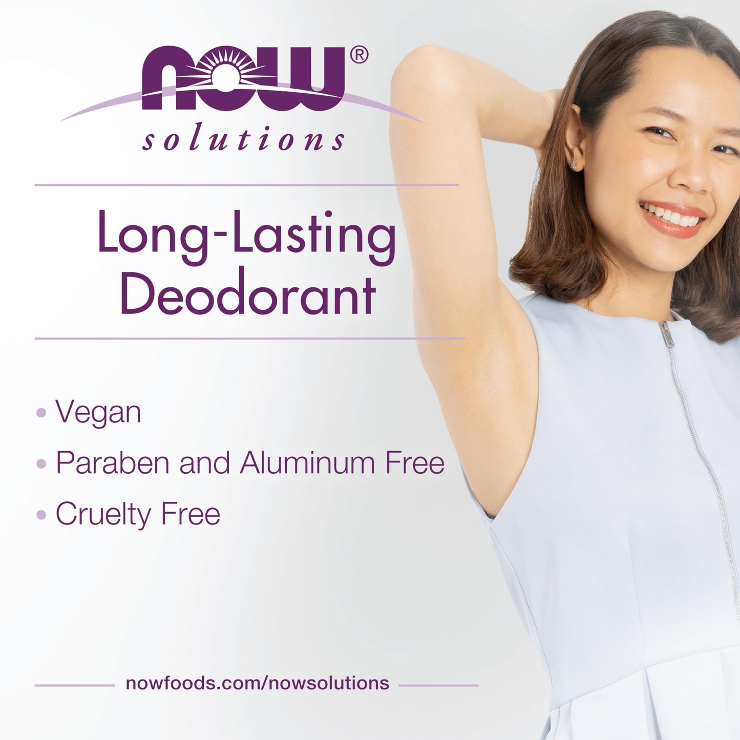 NOW Solutions, Long Lasting Deodorant, Cedarwood and Cypress, Paraben & Aluminum Free, 2.2-Ounce Beauty and Personal Care NOW Foods