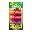 Lip Smacker Crayola Lip Balm Party Pack - 8 Moisturizing Lip Balms, Cotton Candy, Orange, Sherbert, Watermelon, Berry, Apple, Banana, Hydrating Beauty & Personal Care Lip Smacker