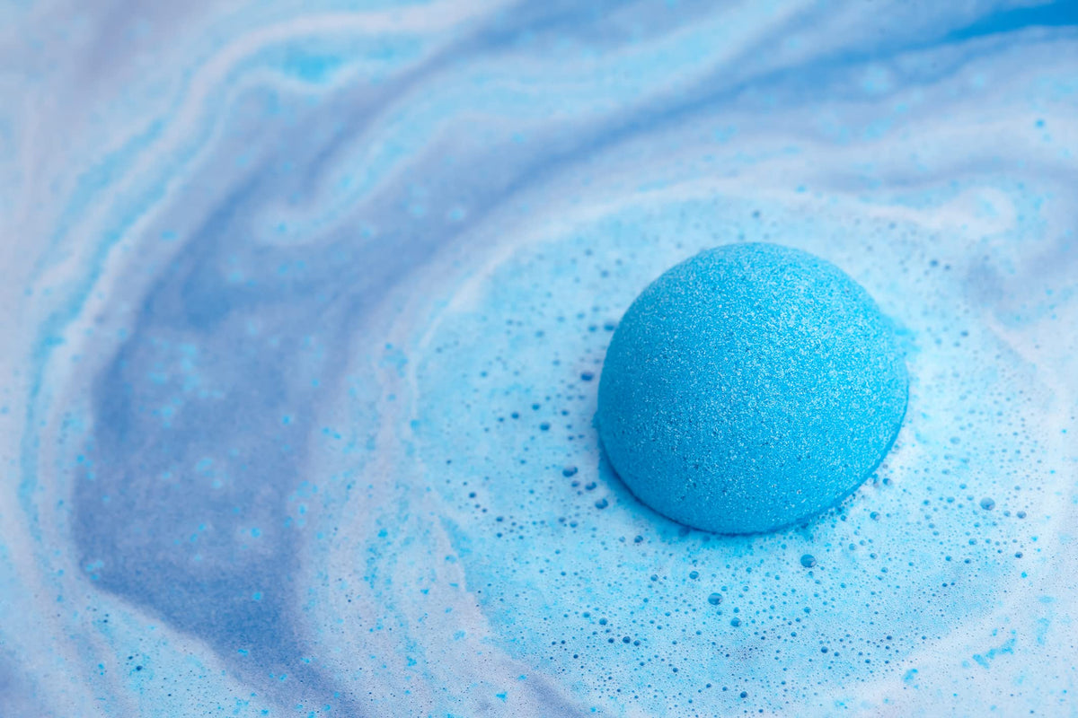Massive Blue Balls Bath Bombs - Sad Mime Design - Funny Bath Bombs for Men - XL Bath Fizzers, Giant Blue Bath Bombs, Handcrafted in The USA, 2 Count Beauty & Personal Care Gears Out