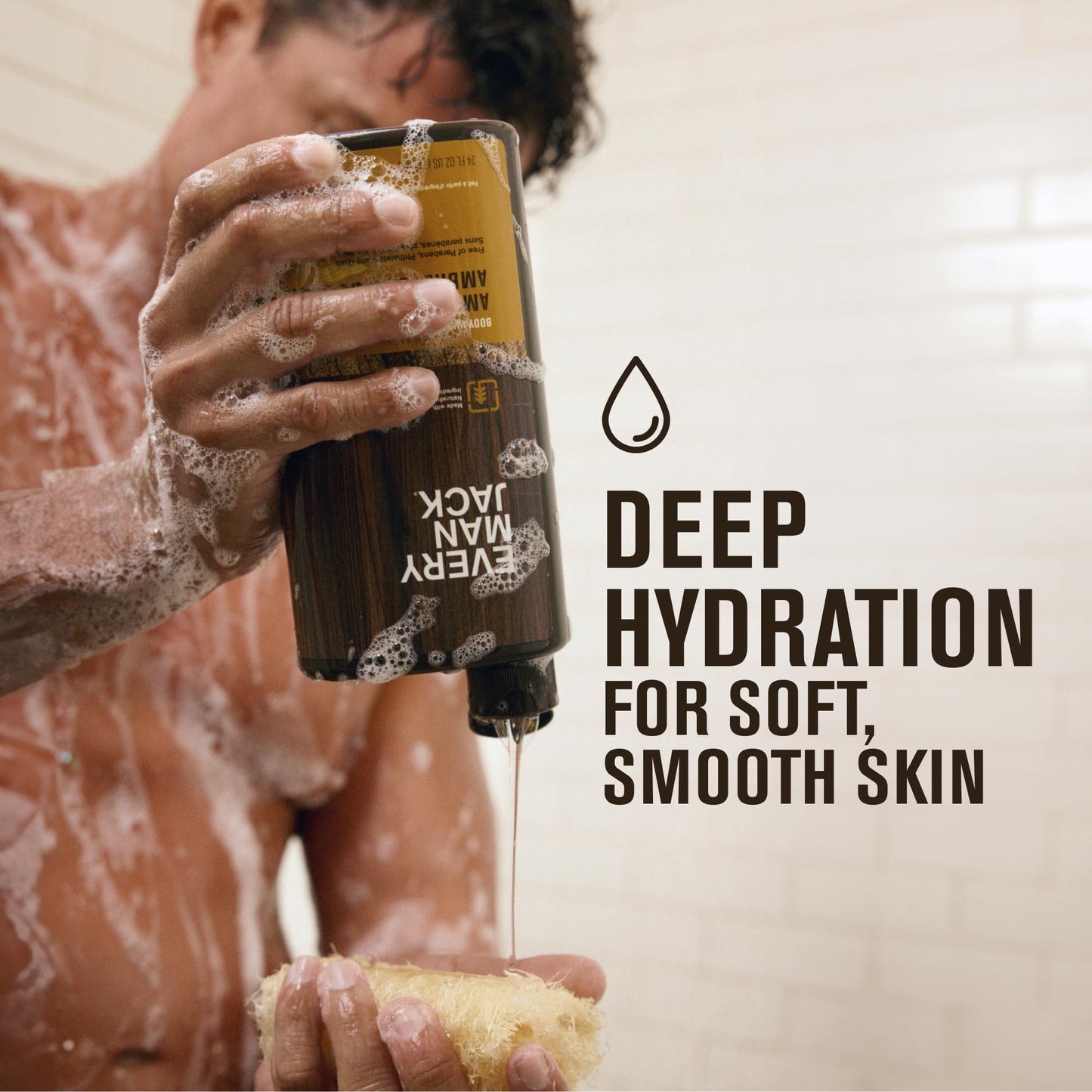 Every Man Jack Nourishing Citrus + Eucalyptus Mens Body Wash for All Skin Types - Naturally Derived Ingredients - Cleanse and Hydrate Skin Beauty & Personal Care Every Man Jack