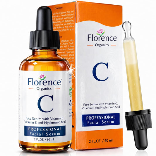 Vitamin C Serum For Face - Anti Aging Face Serum with Vitamin C, Hyaluronic Acid, Vitamin E. Brightening Formula. Improve Appearance of Dark Spots Beauty & Personal Care Florence