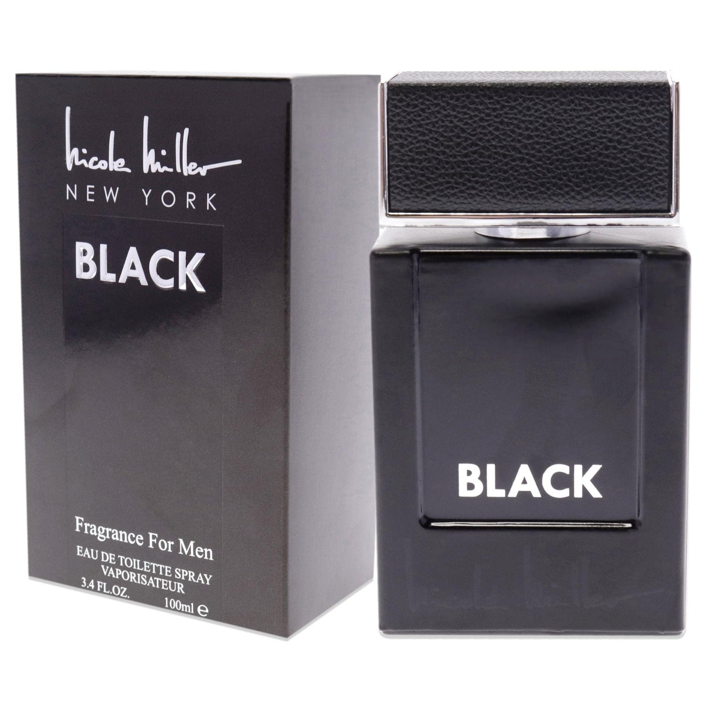 Nicole Miller Black Mens Eau De Toilette Spray 3.4 Oz Beauty & Personal Care Nicole Miller New York