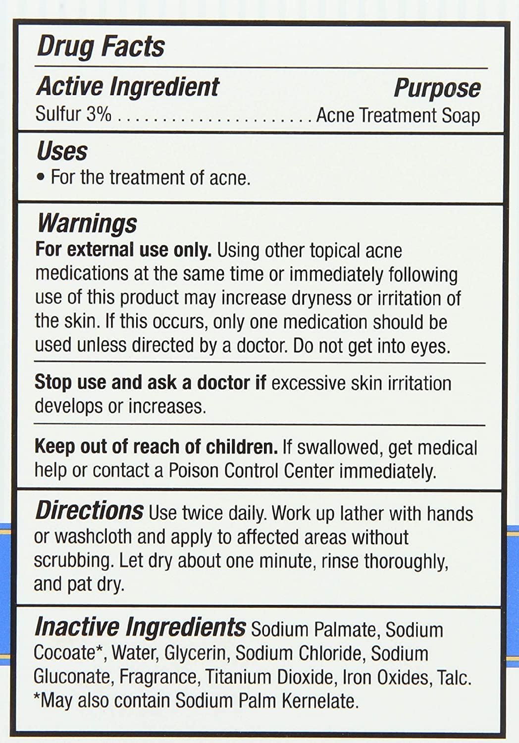 The Grandpa Soap Company Grandpa's thylox acne treatment soap with sulfur - 3.25 oz Beauty & Personal Care The Grandpa Soap Company