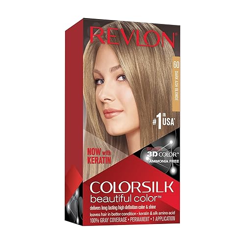 Revlon Colorsilk Beautiful Haircolor Ammonia-free Permanent Haircolor (#60 Dark Ash Blonde), 1 Count (Pack of 12) Beauty & Personal Care REVLON