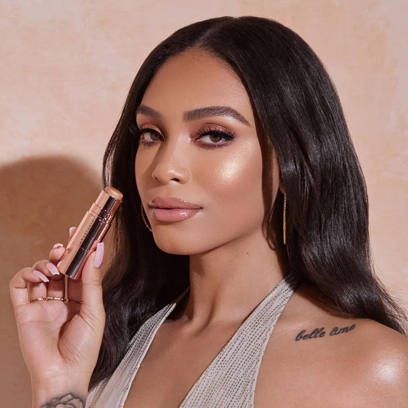 Anastasia Beverly Hills Stick Highlighter - Ultra-Smooth Cream Cheek Illuminator, Weightless Long-Wear Glow Stick for Face and Body - Pink Diamonds Beauty & Personal Care Anastasia Beverly Hills