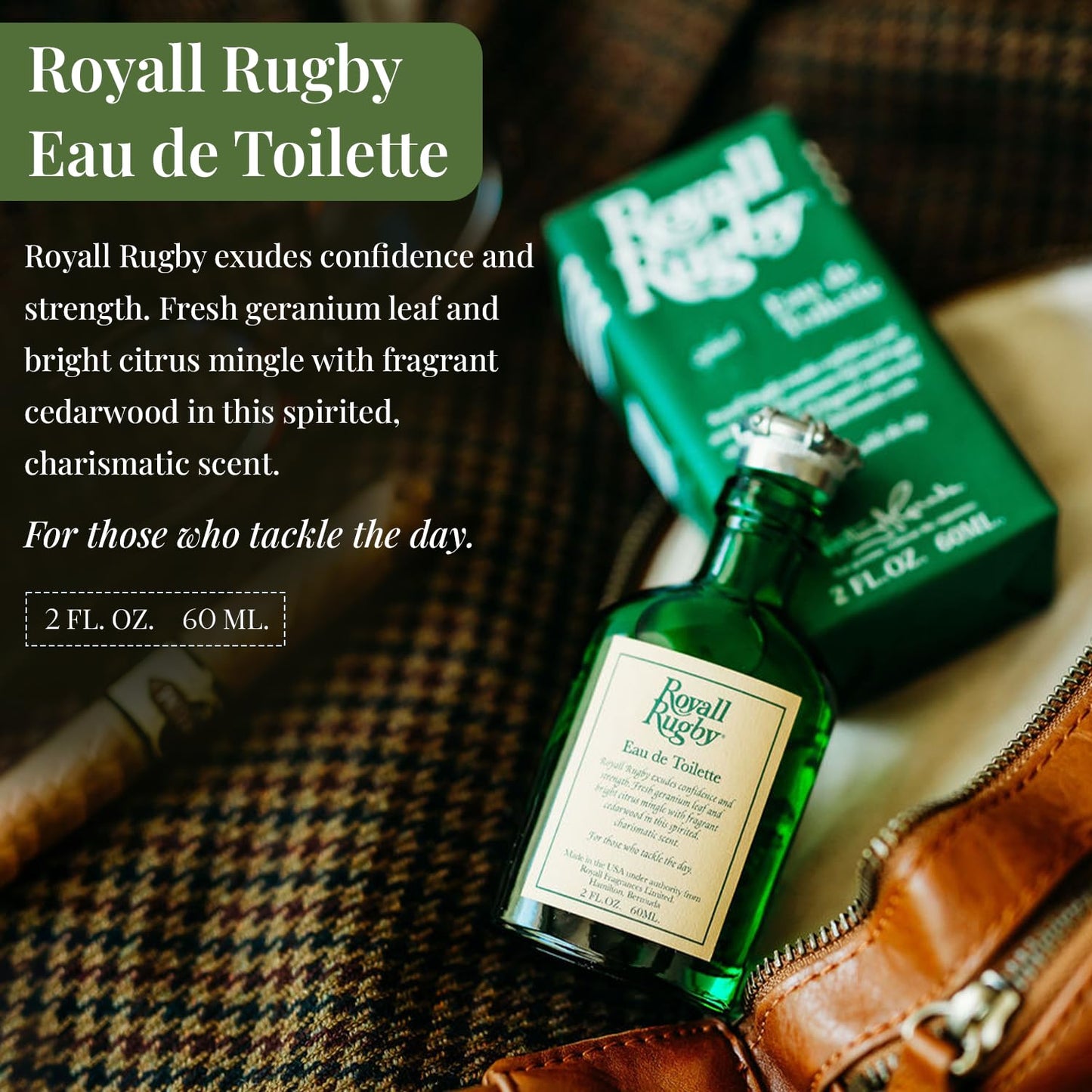 ROYALL RUGBY, Men's Eau de Toilette, Fresh Green & Citrus Fragrance - 2 Fl oz Splash Beauty & Personal Care ROYALL LYME