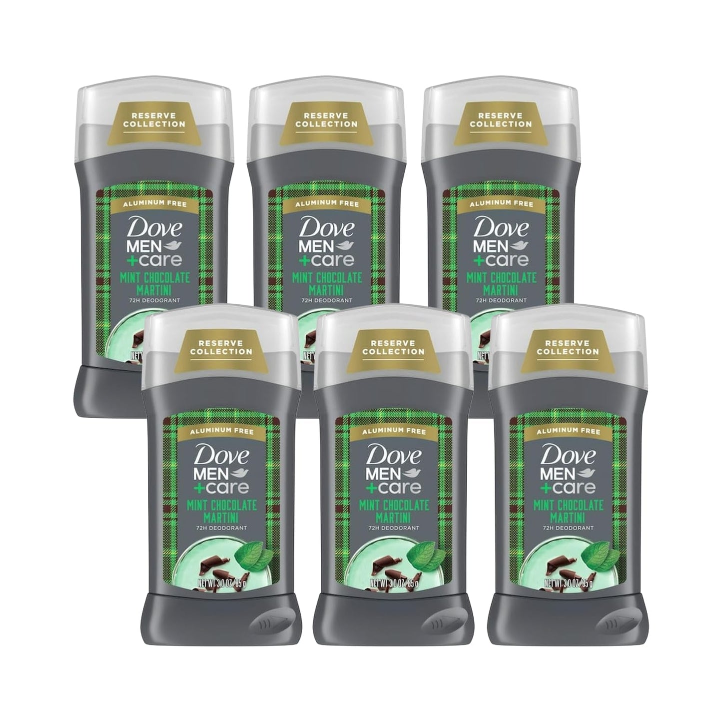 Dove Men+Care Deodorant Stick Mint Chocolate Martini 3oz - Long Lasting Odor Protection, 72HR Freshness, Smooth Glide Formula, Moisturizing Men’s Beauty and Personal Care Dove