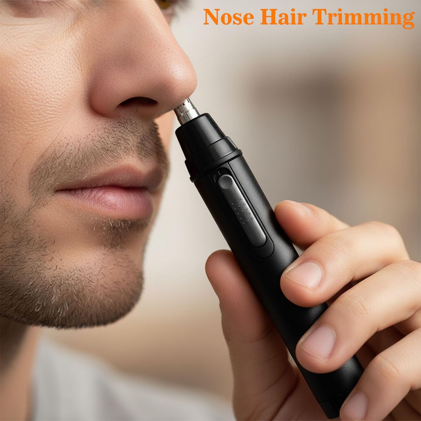 POSIKO Ear and Nose Hair Trimmer Clipper - 4-in-1 Grooming Tool for Nose Hair, Ear Hair, Beard, Eyebrows, Head Hair, Body Hair, Armpit, Leg (Black) Beauty and Personal Care POSIKO