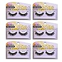 Andrea Strip Lashes, Black [33] 1 pair (Pack of 6) Beauty & Personal Care ANDREA
