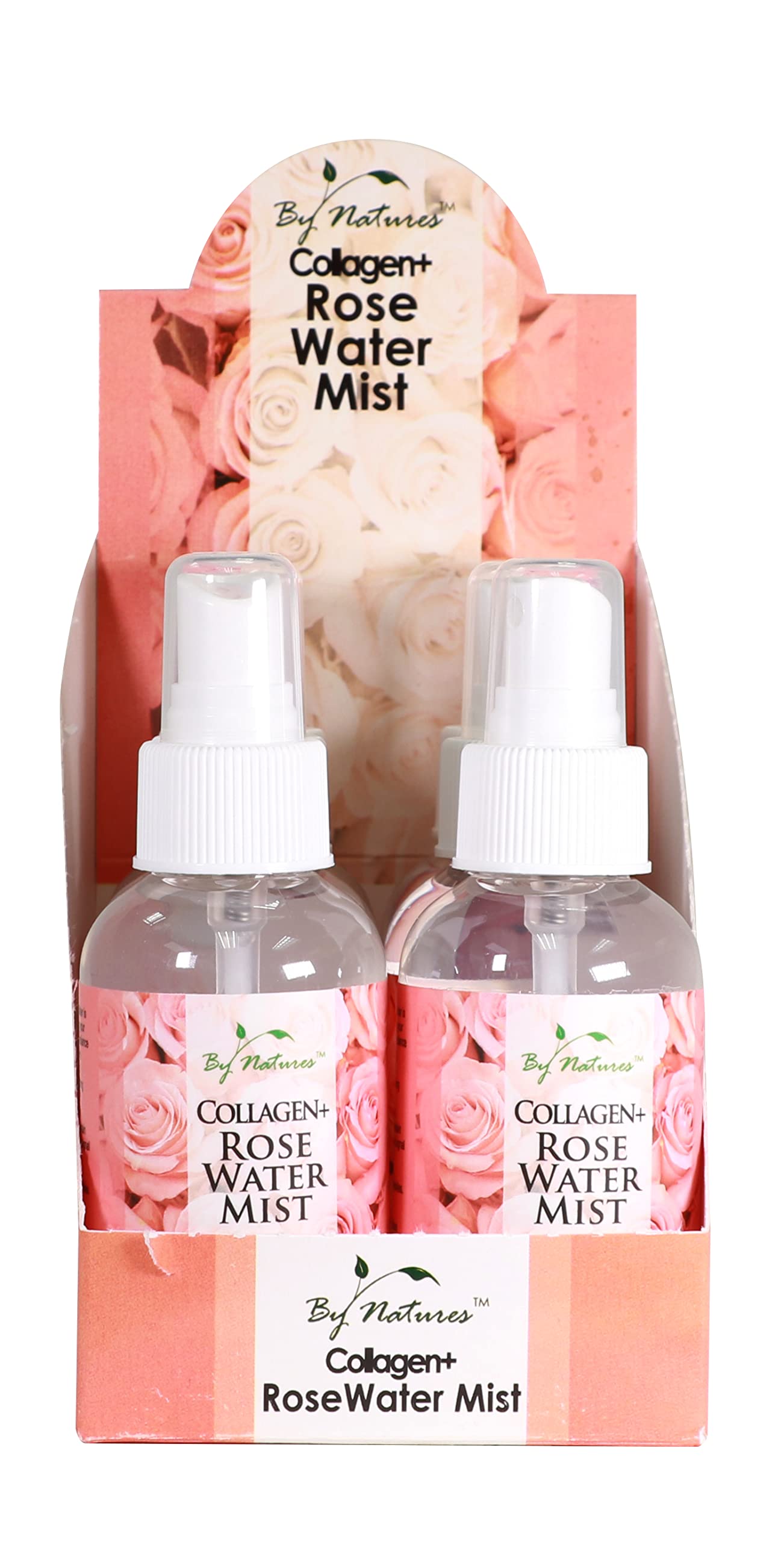 By Natures Collagen + Rose Water Mist Travel Size 3.4 oz (Pack of 3) Beauty & Personal Care By Natures