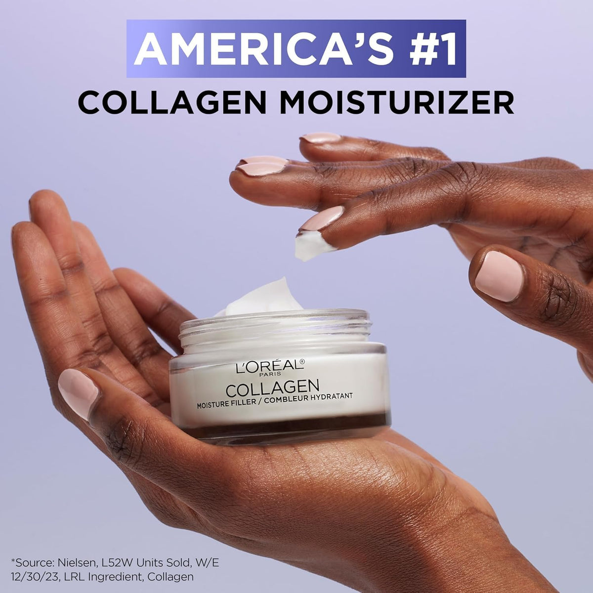 L'Oreal Paris Collagen Moisture Filler Anti-Aging Face Moisturizer, 3.4 Oz