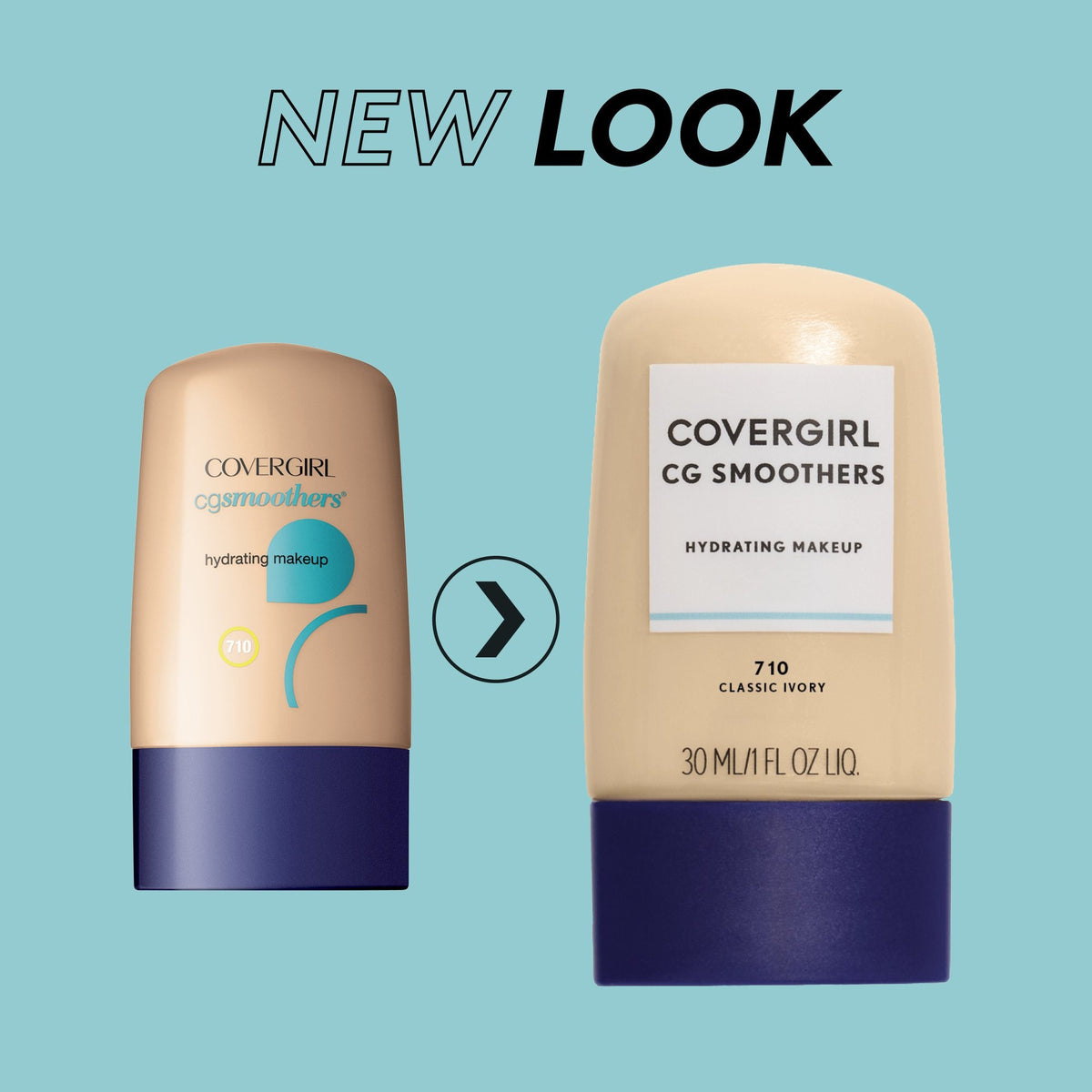 COVERGIRL Smoothers Hydrating Makeup Foundation, Natural Beige (packaging may vary), 1 Fl Oz (Pack of 1) Beauty & Personal Care COVERGIRL