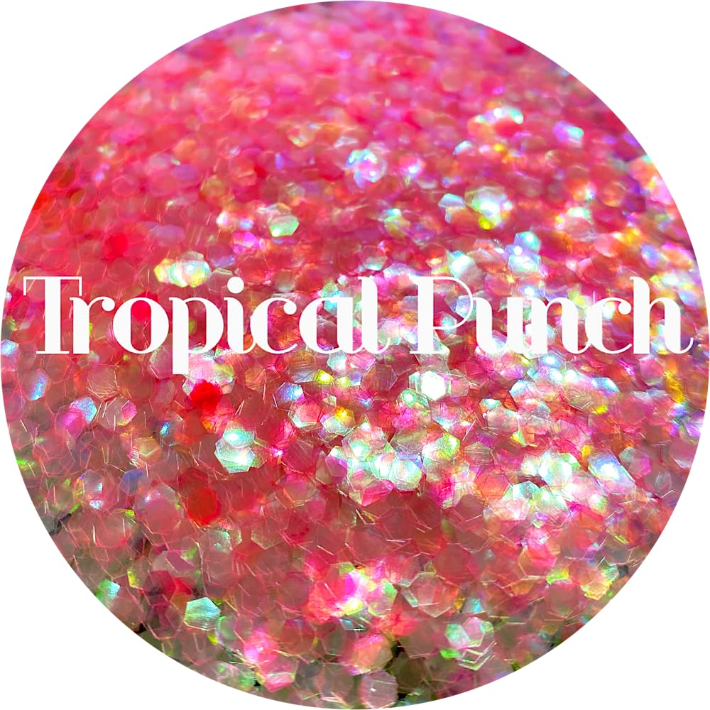 Coral Polyester Glitter | Craft Glitter | Glitter for Arts & Crafts | Tumblers | Cosmetics | Nails | Epoxy Resin Art | Slime | DIY | Body Glitter | 1 Beauty & Personal Care Glitter Heart Co.