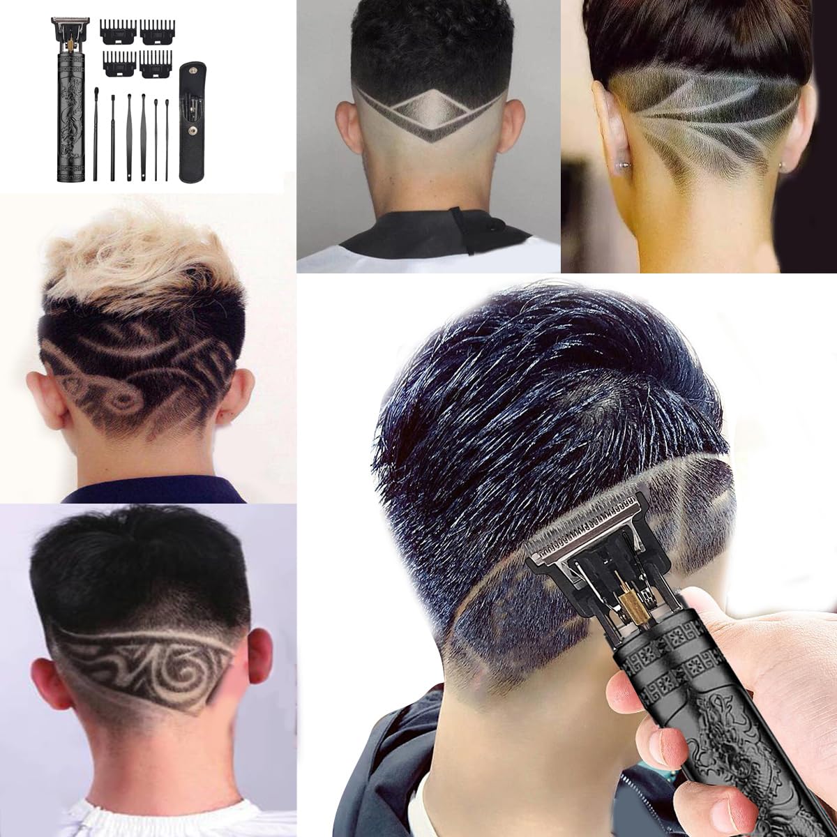 Hair Clippers for Men, Cordless Hair Clippers, Travel Small Hair Clippers 5.7" Hair Trimmer Classical Sculpting Styling Rechargeable Hair Remover Beauty and Personal Care YIPINER