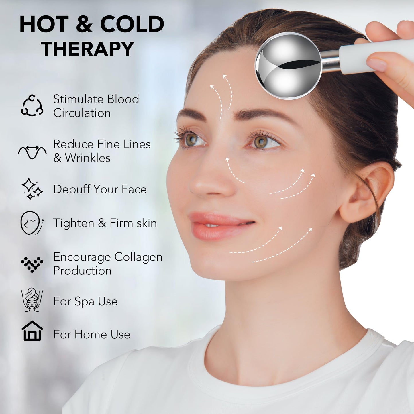 Floraison Unbreakable Stainless Steel Magic Cooling Beauty Facial Sticks for Face, Neck & Body Cryo Sticks & Cold Roller for face Puffiness Beauty & Personal Care FLORAISON BEAUTY IS ALREADY HERE