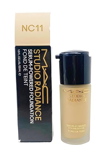 M.A.C Studio Radiance Serum Powered Foundation - NC11 (Lightest beige with golden undertone for lightest skin)1 Fl Oz/30 mL Beauty & Personal Care MAC