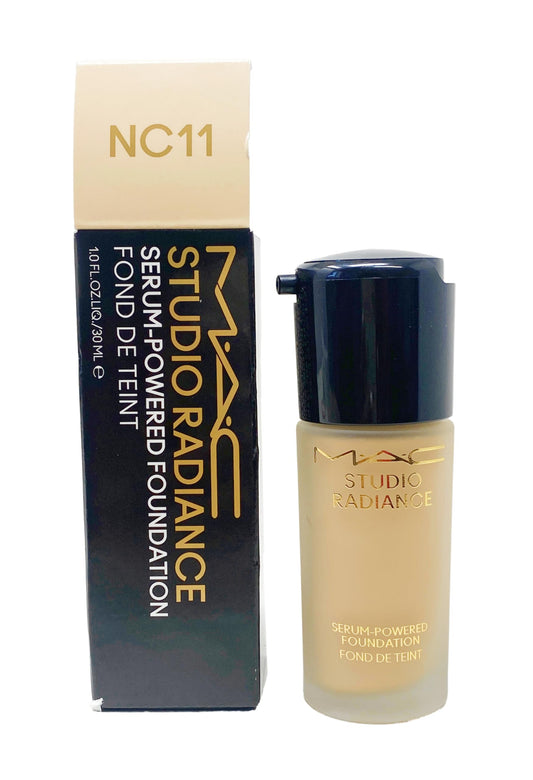 M.A.C Studio Radiance Serum Powered Foundation - NC11 (Lightest beige with golden undertone for lightest skin)1 Fl Oz/30 mL Beauty & Personal Care MAC