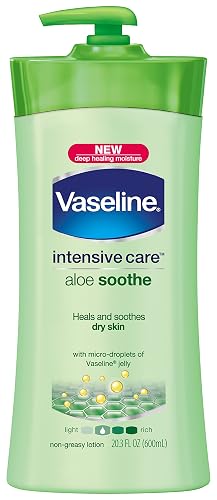 Vaseline Intensive Care Lotion, Aloe Soothe, 20.3 Fl Oz (Pack of 3) Beauty & Personal Care Vaseline