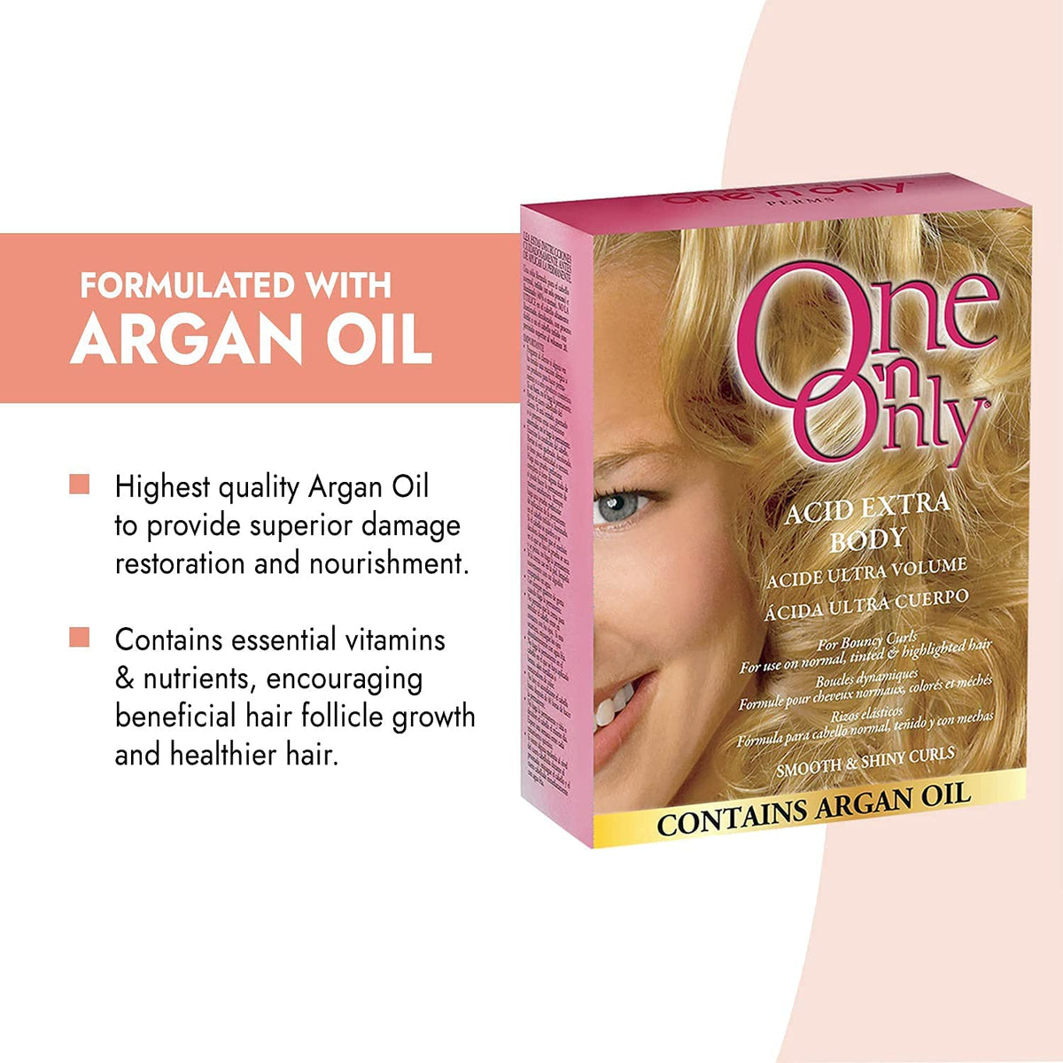 One 'n Only Acid Extra Body Hair Perm & At Home Kit, 1 Count