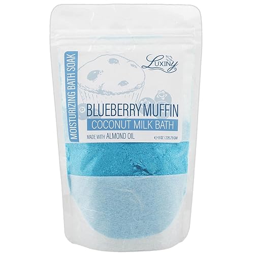 Luxiny Vegan Milk Bath Soak Made with Moisturizing Coconut Milk Powder & Sweet Almond Oil for a Bath Bomb Dust Soothing Fizz & Relaxing Soak, 8 oz.… Beauty & Personal Care Luxiny