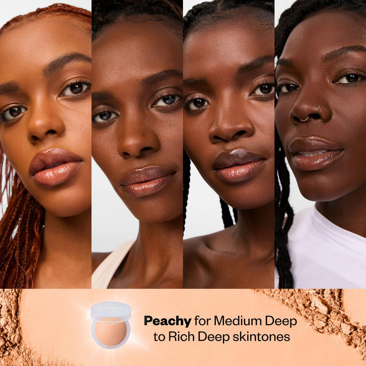 Kosas Cloud Set Brightening Talc-Free Baked Powder for Under Eyes, Peachy
