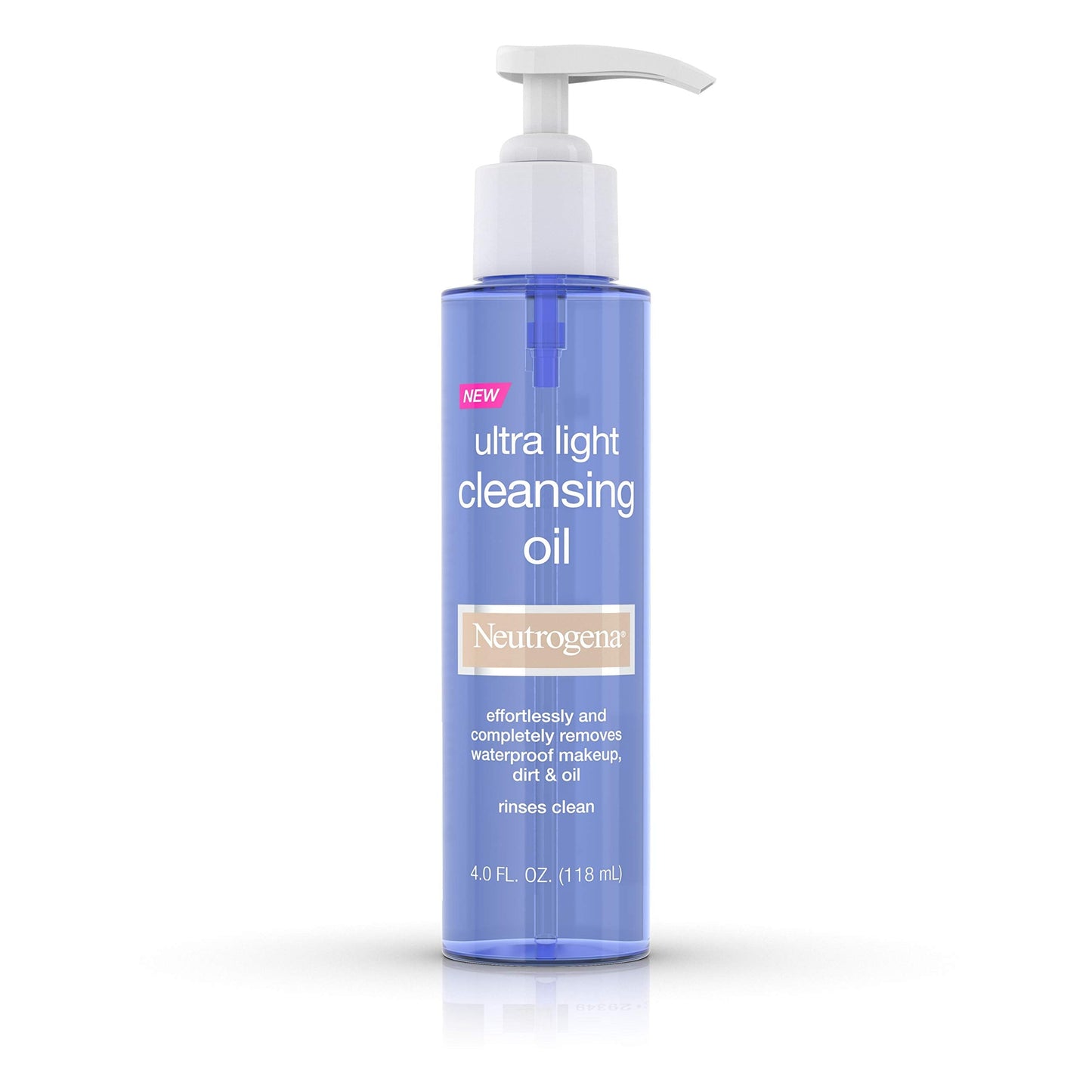 Neutrogena Ultra Light Facial Cleansing Oil & Makeup Remover, Non-Comedogenic Face Oil Cleanser to Remove Dirt, Oil, Makeup & Waterproof Mascara, 4 Beauty & Personal Care Neutrogena