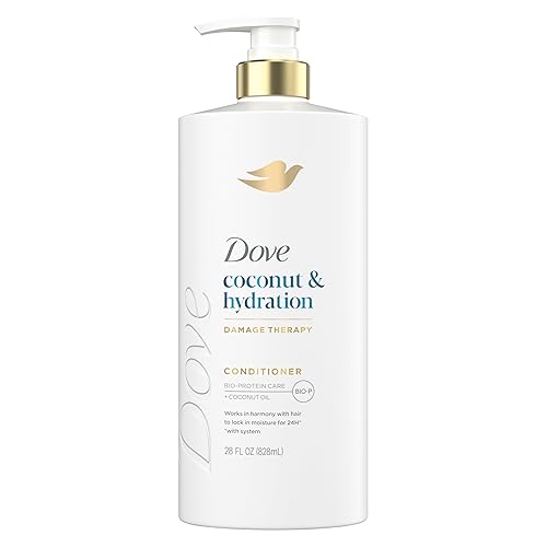 Dove Conditioner Coconut & Hydration for Dry Hair with Bio-Protein Care Technology and Coconut Oil 28 Fl Oz Beauty & Personal Care Dove