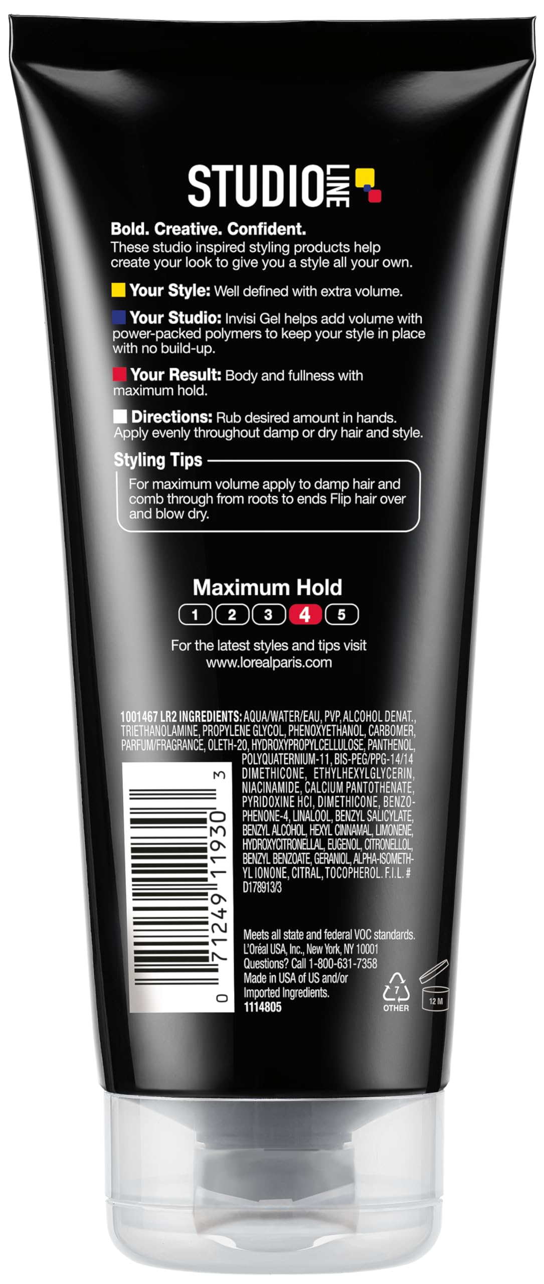 L'Oréal Paris Studio Line Above it All Invisi Gel - Max Hold, 6.8 fl. oz. Beauty & Personal Care L'Oreal Paris