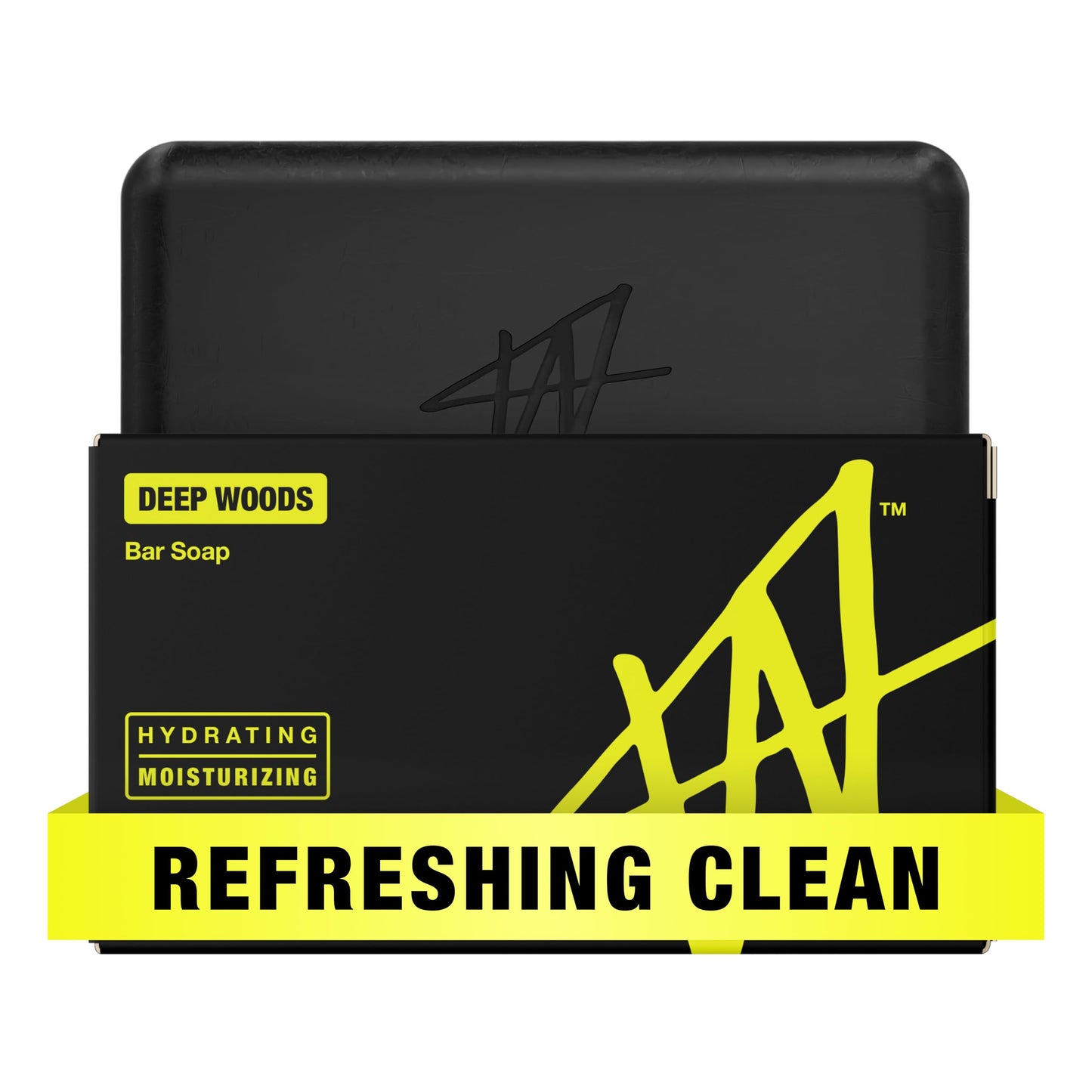 W By Jake Paul Bar Soap for Men, Moisturizing Vitamin Infused Mens Soap with Shea Butter, Odor Fighting, Deep Woods Scent, 5 oz Beauty & Personal Care W