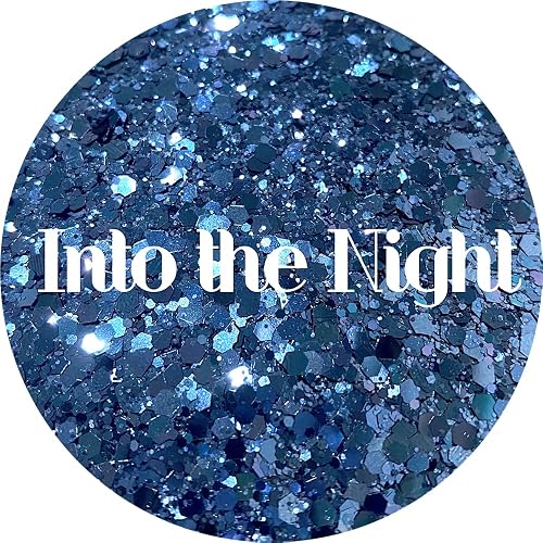 Navy Blue Polyester Glitter | Craft Glitter | Glitter for Arts & Crafts | Tumblers | Cosmetics | Nails | Epoxy Resin Art | Slime | DIY | Body Glitter Beauty & Personal Care Glitter Heart Co.